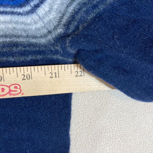 Gap Sweater Men XL Blue Striped Pull Over Wool Y2K Classic Long Sleeve Crew Neck - Picture 3 of 9
